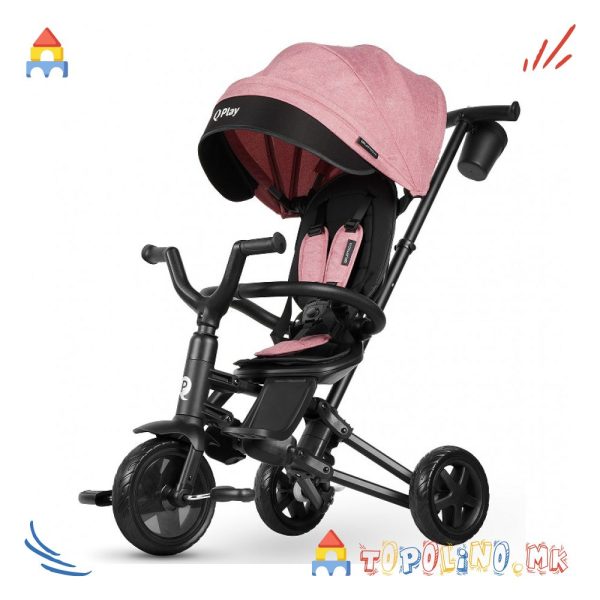 Трицикл Nova Niello Pink - QPlay Голем Есенски Попуст