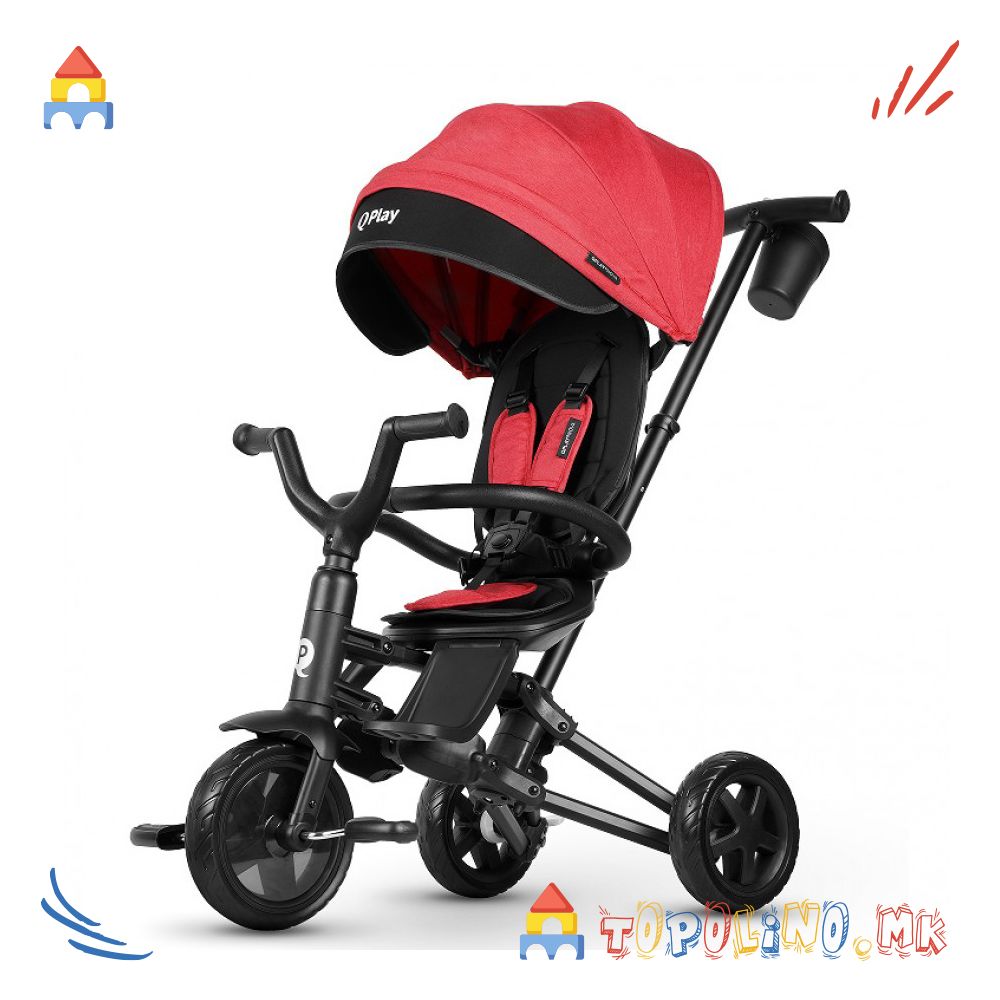 Трицикл Nova Niello Grey - QPlay