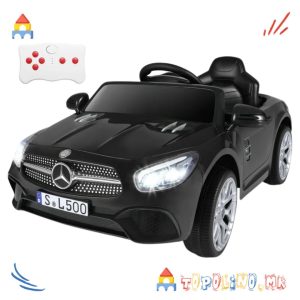 Автомобил на Акумулатор Mercedes SL500 Црн Голем Есенски Попуст