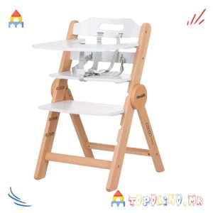 Столче за Хранење 2 во 1 Cacaco White - Chipolino