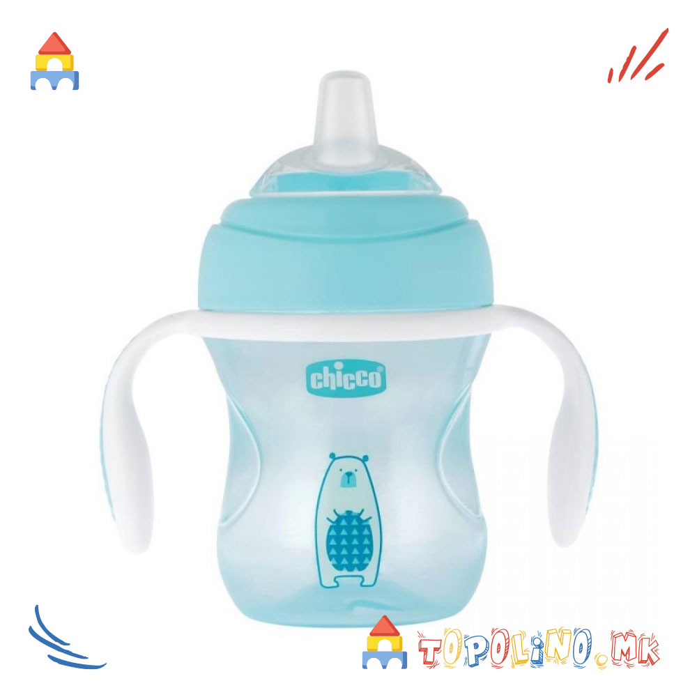 Чаша Пластична 200мл 4м+ Transition Cup За Момче - Chicco