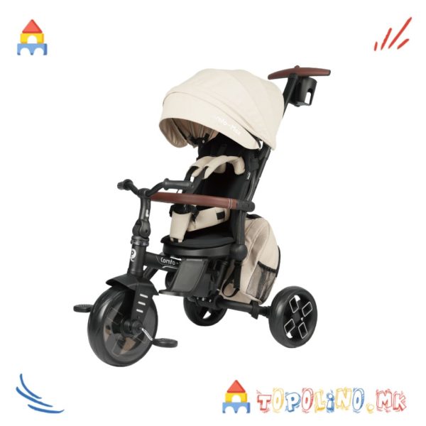 Трицикл Comfo Max 7 во 1 Beige - QPlay Голем Есенски Попуст