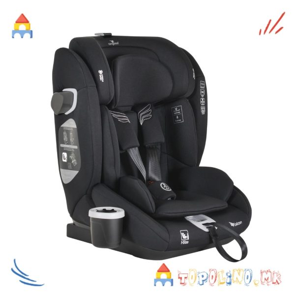 Седиште Falcon Pirate Black I-Size 70-150cm - Cangaroo