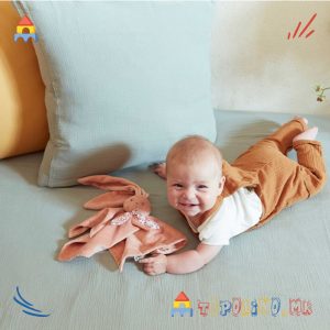 Утешителка Зајче Lapino Terracotta - Kaloo