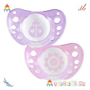 Лажалка Силикон Air Розе 0-6М 2Пар. - Chicco