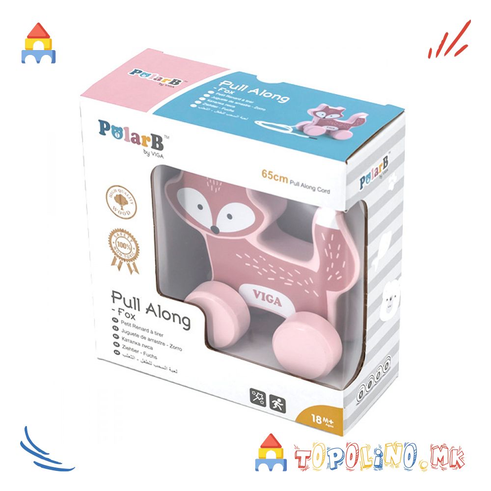 Дрвена Играчка Лисица - Polar B