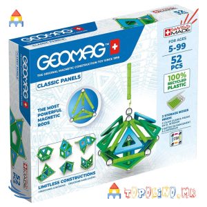 Коцки Classic Panels Recycled 52 - Geomag