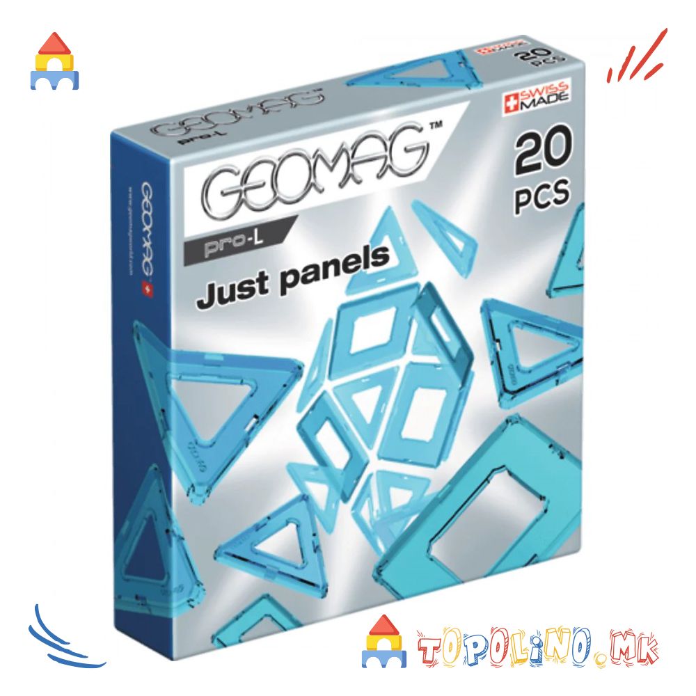 Коцки Pro-L Pocket Set Just Panels 20 - Geomag