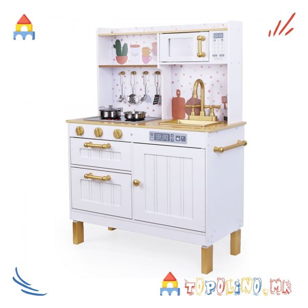 Дрвена Играчка Кујна (7 Пар.) - Moni