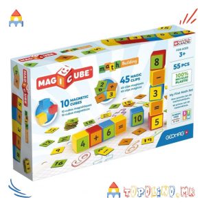 Коцки Magicube Math Building Clips 55 - Geomag
