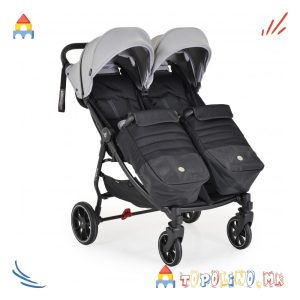 Количка за Близнаци 2Gether Ultimate Grey - Cangaroo