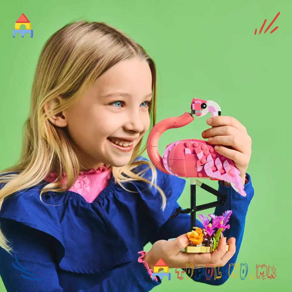 Wild Animals: Pink Flamingo Creator 3 in 1 - Lego - Голем Попуст (само online)