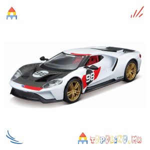 1:32 Race - 2021 Ford GT Heritage Edition - Bburago