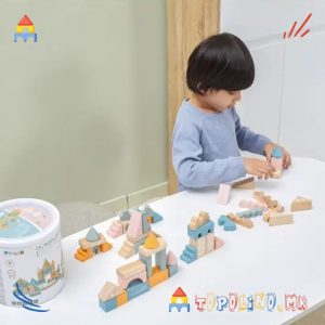 Дрвена Играчка Коцки City Building - Polar B