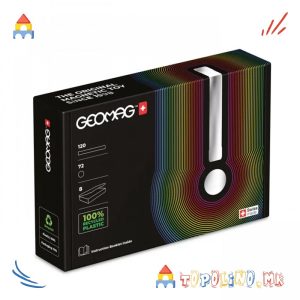 Коцки Compact Masterbox 192 Light Green - Geomag