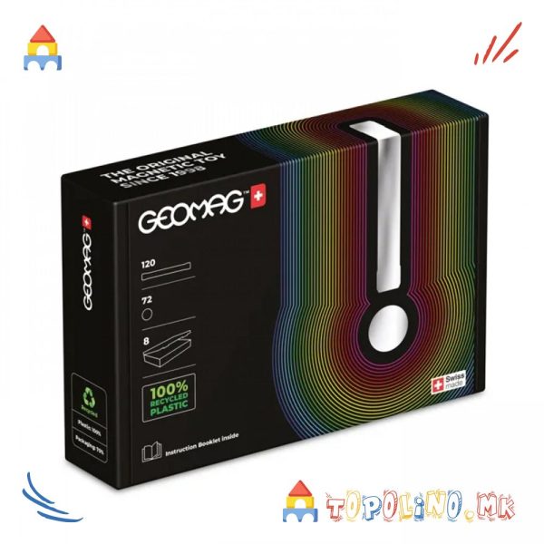 Коцки Compact Masterbox 192 Green - Geomag