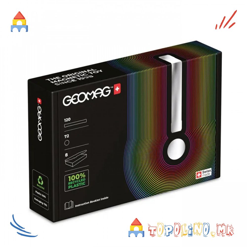 Коцки Compact Masterbox 192 Green - Geomag
