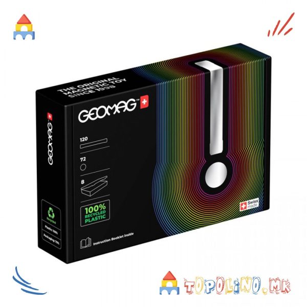 Коцки Compact Masterbox 192 Glitter- Geomag