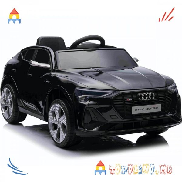 Автомобил на Акумулатор Audi E-Tron Sportback Црн