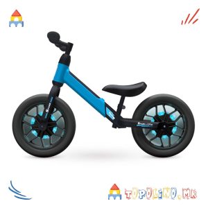 Balance Bike Spark Со “PU” Гумени Тркала Blue - QPlay