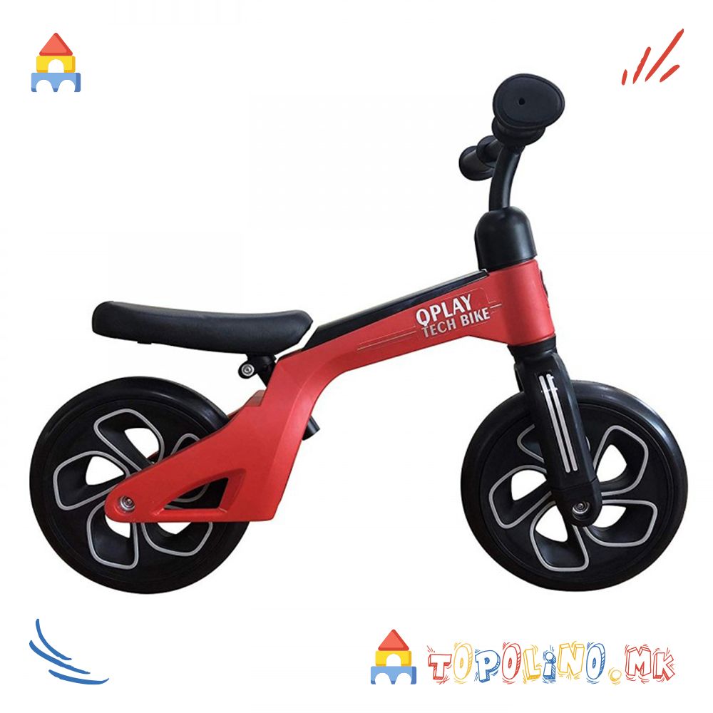 Tech Balance Bike Red - Qplay Голем Есенски Попуст