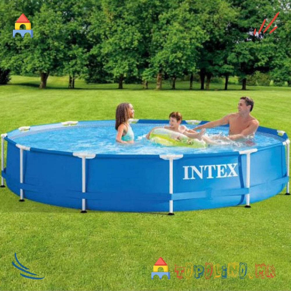 Базен со Метална Конструкција 366см*76см - Intex
