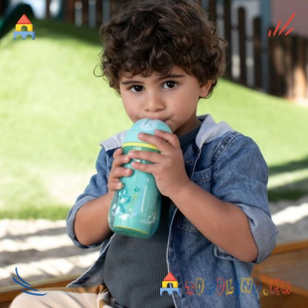 Чаша Термо со Цевче 14М+ Sport Cup Teal - Chicco