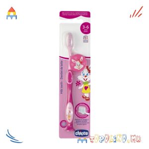 Четка За Заби Розе 3-6г - Chicco