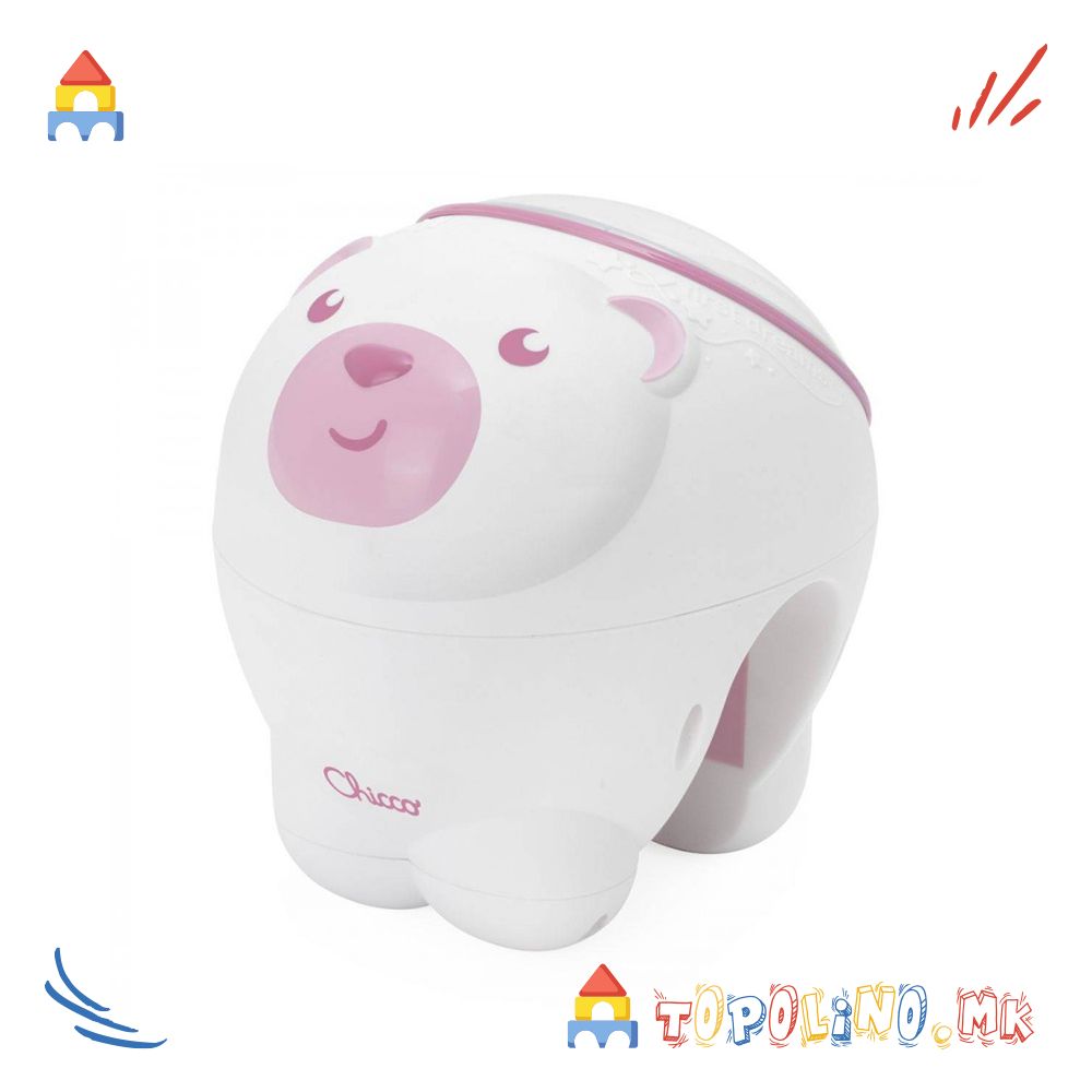 Прожектор Музички Polar Bear Розе- Chicco