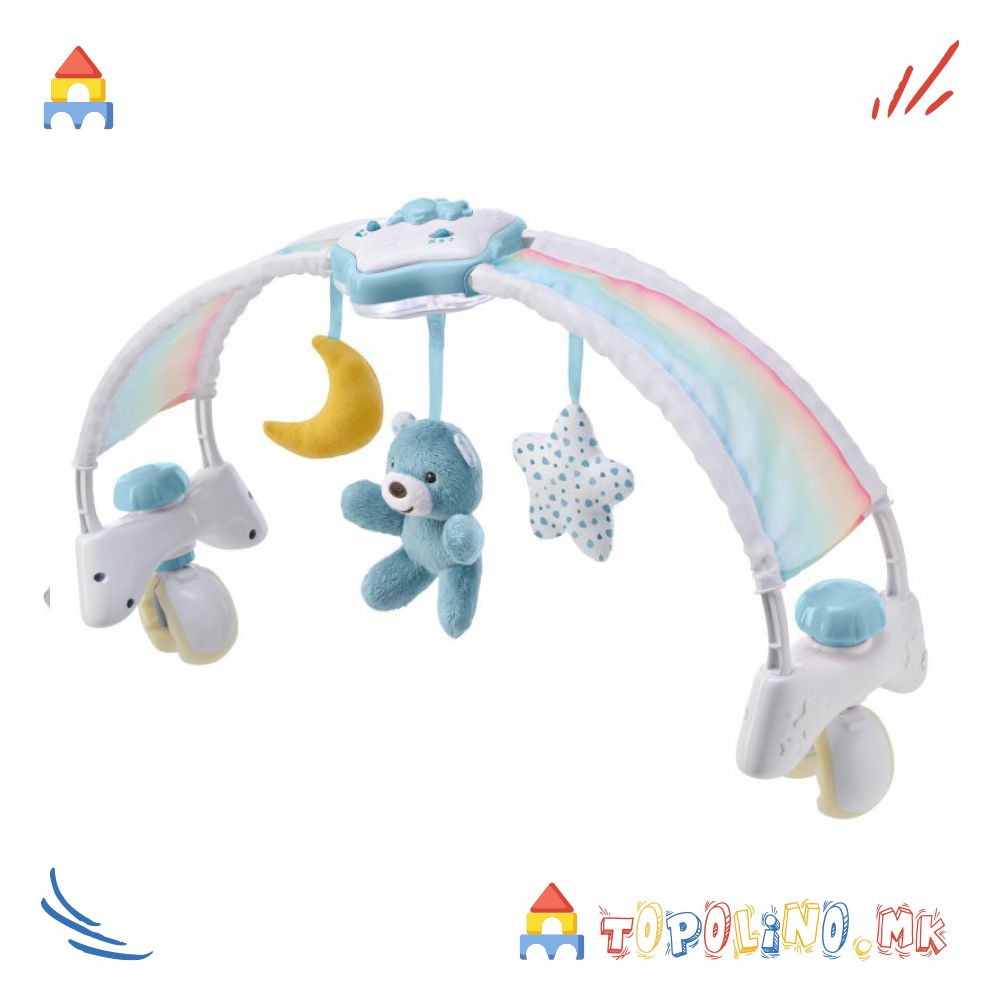 Вртелешка За Kреветче Raimbow Sky Сина 0+ Chicco
