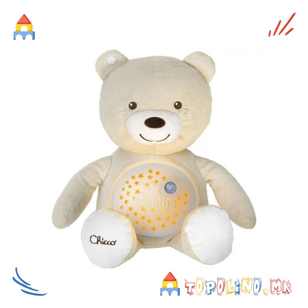 Музички Прожектор Мече Крем 0м+- Chicco