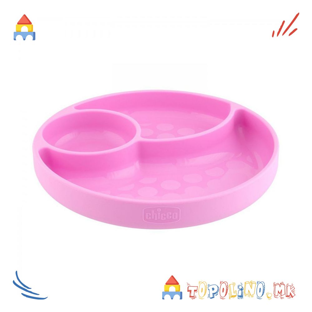 Чинија Take Eat Easy Розе 12m+ - Chicco