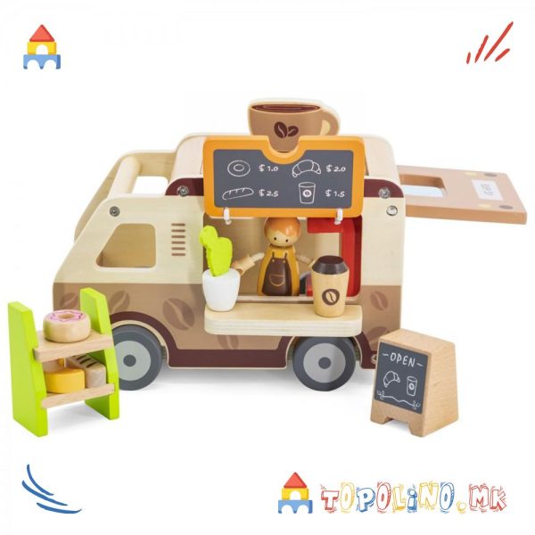 Дрвена Играчка Камион Coffee Truck - Viga