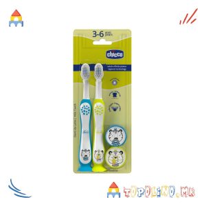 Четка за Заби Combo Tiger Panda 3-6г - Chicco