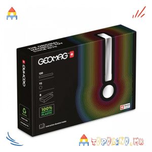 Коцки Compact Masterbox 192 Light Blue - Geomag