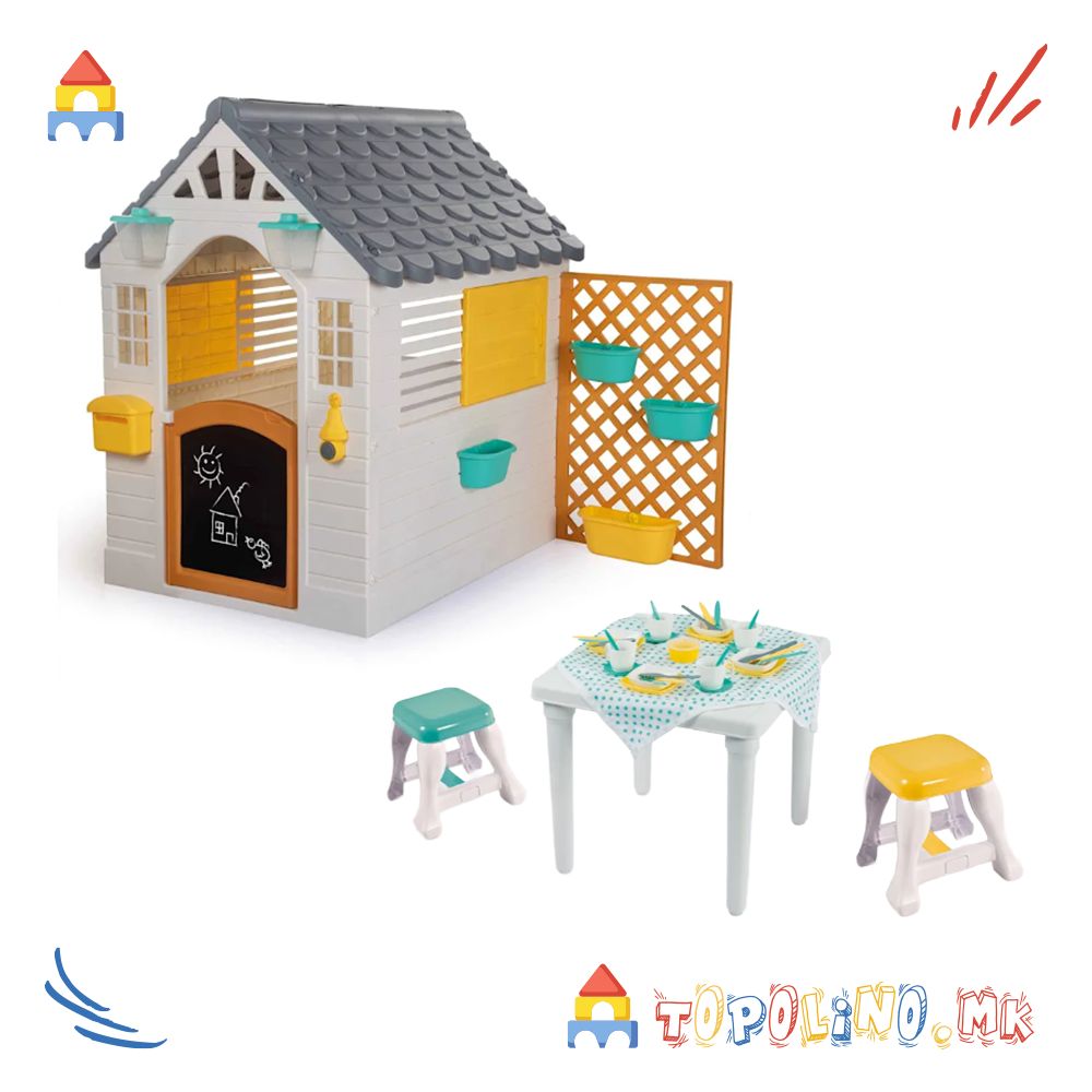 Куќа Garden Playhouse со Додатоци - Dolu