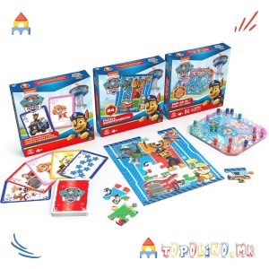 Сет Игри 3 во 1 Paw Patrol
