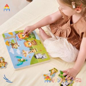 Дрвена Играчка Звучна Сложувалка Jungle - Viga