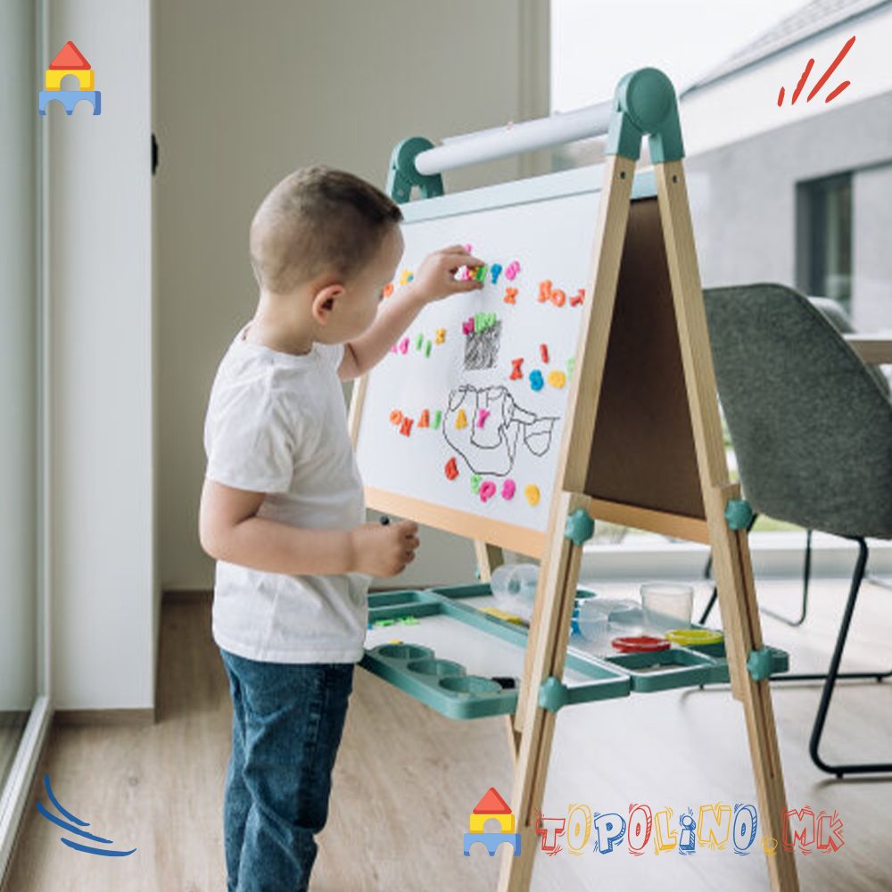 Двострана Дрвена Табла со Додатоци Duo Play - Free2Play