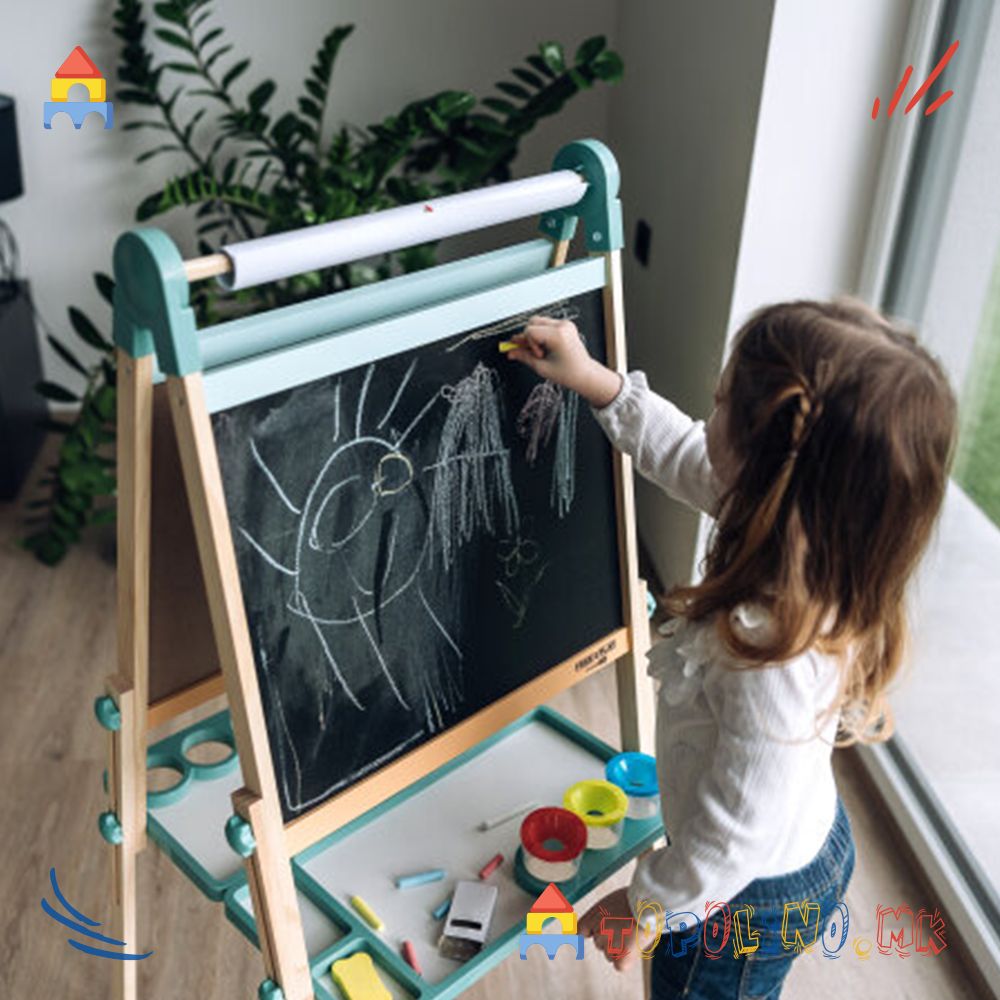 Двострана Дрвена Табла со Додатоци Duo Play - Free2Play