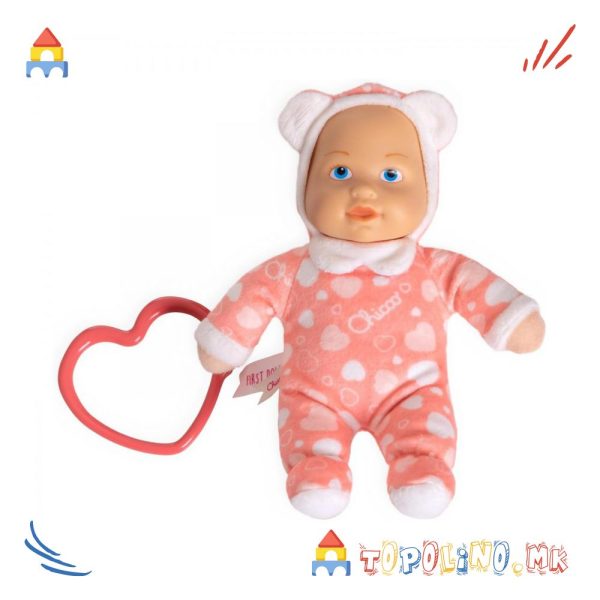 Мека Кукла My First Doll Little Hearts - Chicco-Голем Попуст