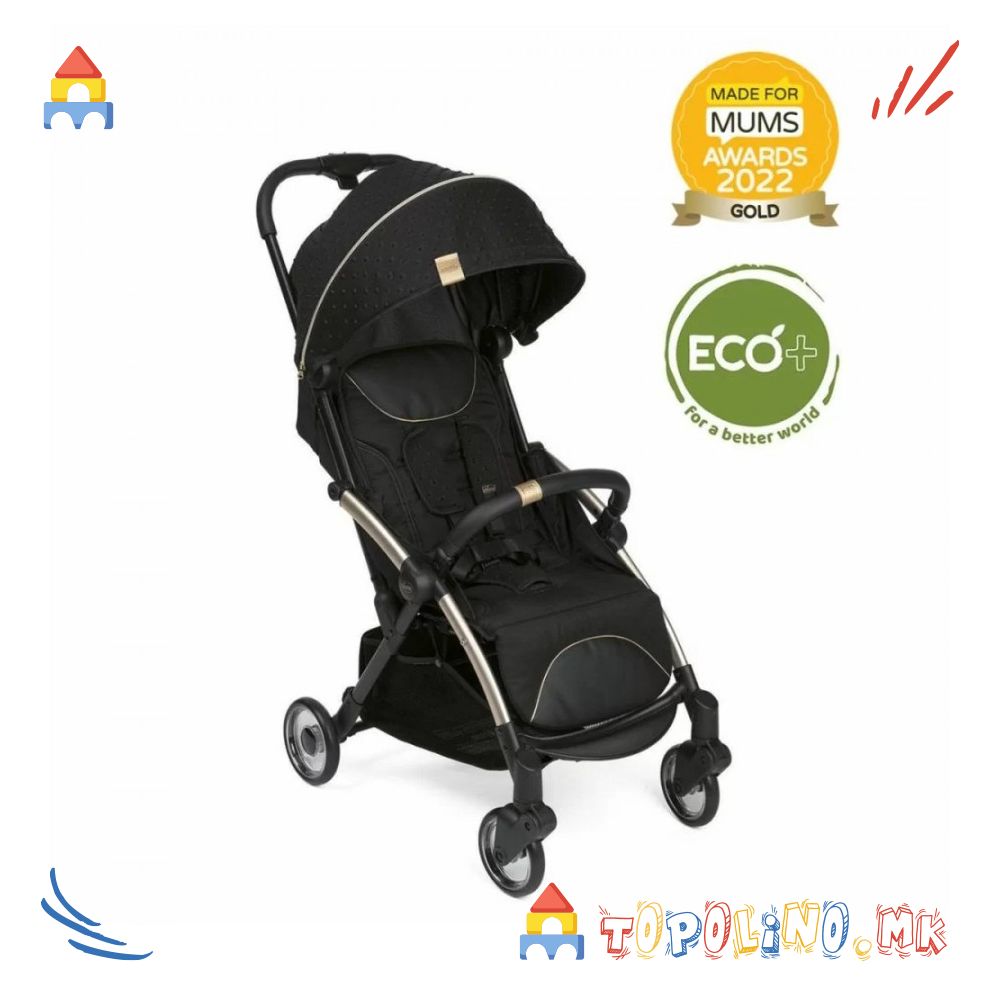 Количка Goody XPlus Black Re Lux 0M+ - Chicco