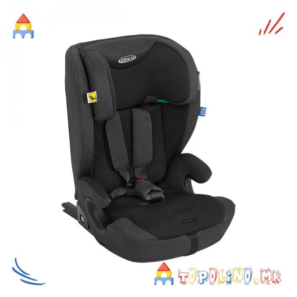 Седиште за Автомобил Energi I-Size R129 76-150cm Midnight - Graco Голем Попуст!