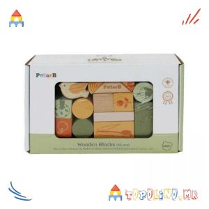 Дрвена Играчка Коцки Green Forest 50пар - PolarB