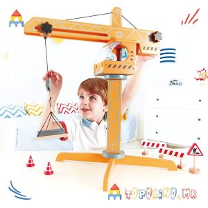Дрвена Играчка Кран Лифт - Hape