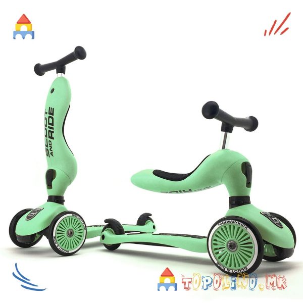 Тротинет Highwaykick 1 Kiwi - Scoot & Ride Голем Есенски Попуст