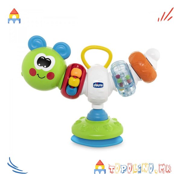 Играчка За Хранилка Caterpilar 6m+ - Chicco-Голем Попуст