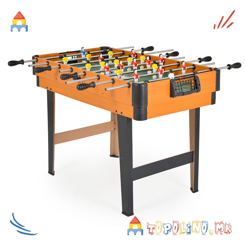 Дрвена Играчка Билјард и Фудбал 2 во 1 - Moni Toys - Голем Попуст