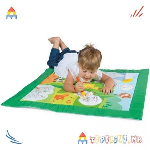 Играчка Подлога Боенка Бројки и Животни 80Х80см 24М+ - Chicco-Голем Попуст