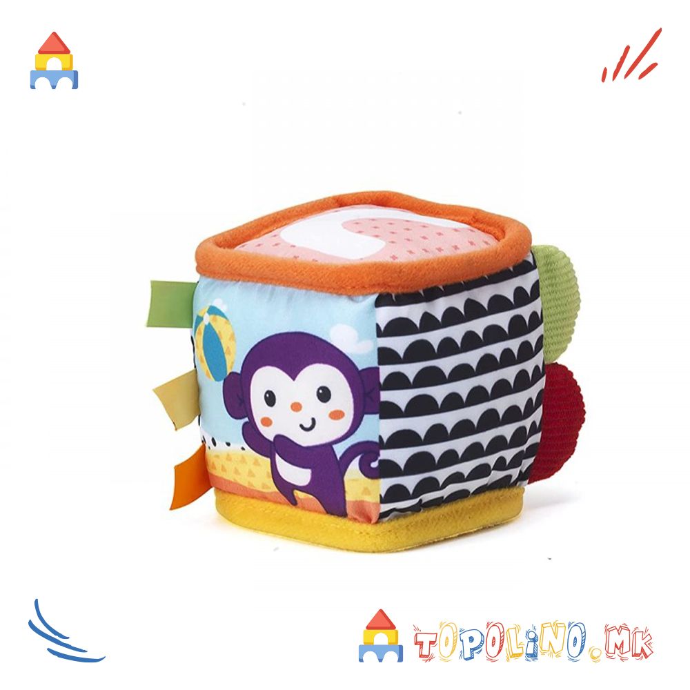 Играчка меки коцки Discover & Play- Infantino